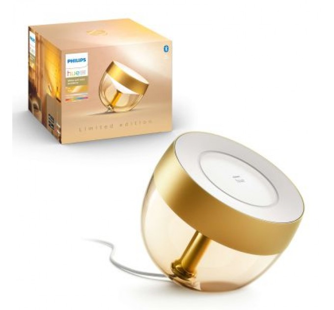 Philips Настільна лампа Philips Hue Iris, Color, BT, DIM, золотиста (929002376401)