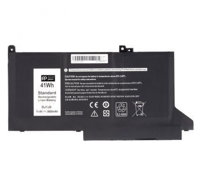PowerPlant Акумулятор до ноутбука DELL Latitude 7280 (DJ1J0) 11.4V 3600mAh PowerPlant (NB441488)