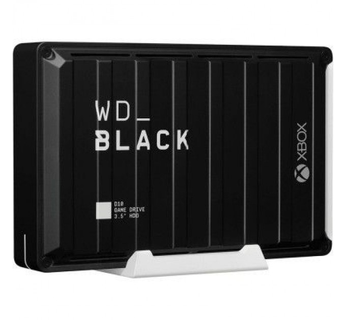 WD Зовнішній жорсткий диск 3.5" 12TB BLACK D10 Game Drive for Xbox WD (WDBA5E0120HBK-EESN)