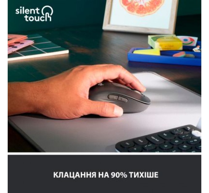 Logitech Мишка Logitech Signature M650 L Wireless LEFT Graphite (910-006239)
