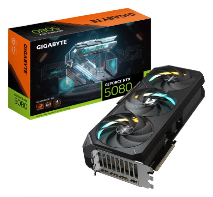 GIGABYTE Відеокарта GIGABYTE GeForce RTX5080 16GB GAMING OC (GV-N5080GAMING OC-16GD)