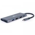 Cablexpert Концентратор Cablexpert USB-C 3-in-1 (HUB/HDMI/PD) (A-CM-COMBO3-01)