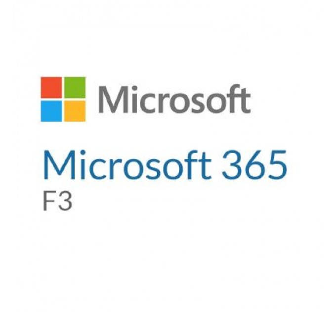 Microsoft Офісний додаток Microsoft 365 F3 P1Y Annual License (CFQ7TTC0LH05_0001_P1Y_A)