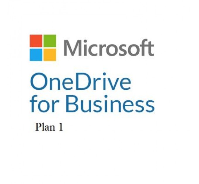 Microsoft Офісний додаток Microsoft OneDrive for business (Plan 1) P1Y Annual License (CFQ7TTC0LHSV_0001_P1Y_A)