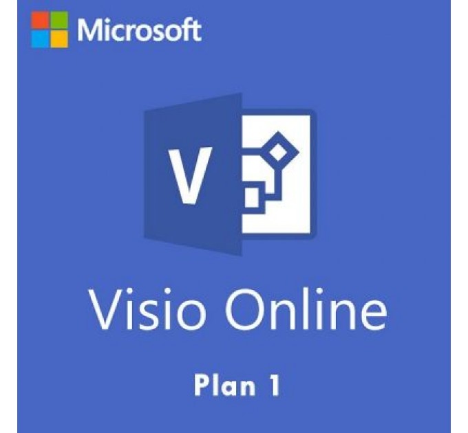 Microsoft Офісний додаток Microsoft Visio Plan 1 P1M None License;Trial (CFQ7TTC0HD33_0004_P1M_N)