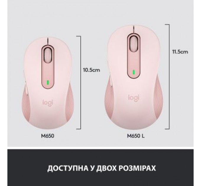 Logitech Мишка Logitech Signature M650 Wireless Rose (910-006254)