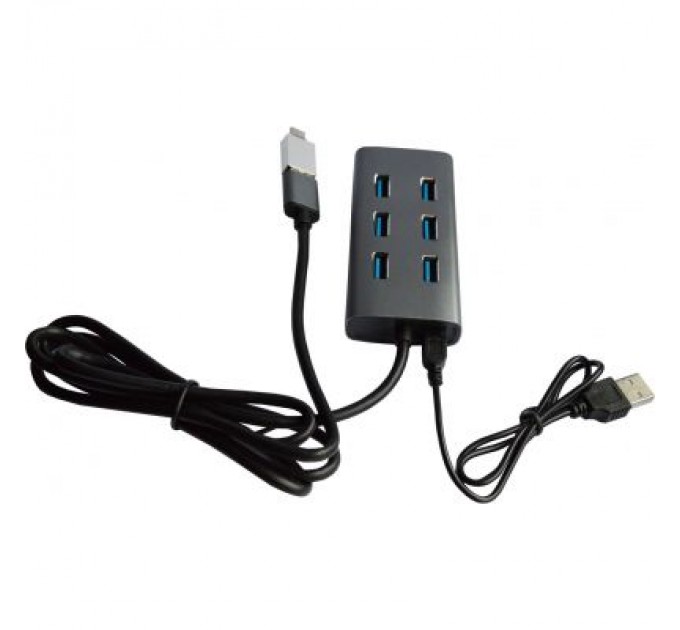 Maiwo Концентратор Maiwo USB 3.0 Type-A / Type-C to 7х USB3.0 (KH700)