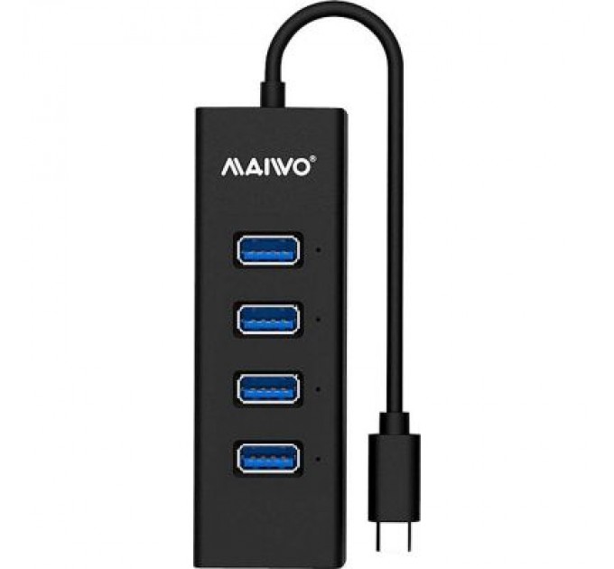 Maiwo Концентратор Maiwo USB Type-C to 4х USB3.0 cable 15 cm (KH304C)