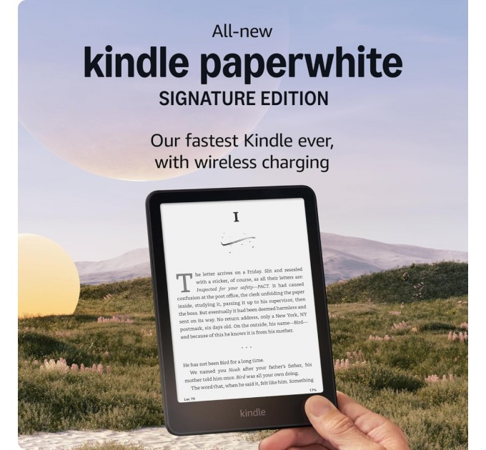Amazon_ Електронна книга Amazon Kindle Paperwhite (12th Gen) Signature Edition (2024) SA569P 32GB Metallic Black_JP