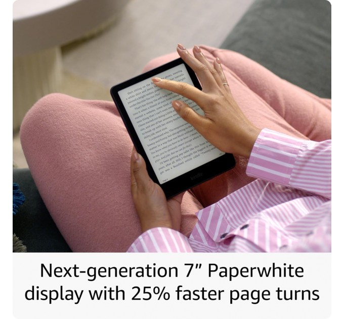 Amazon_ Електронна книга Amazon Kindle Paperwhite (12th Gen) Signature Edition (2024) SA569P 32GB Metallic Black_JP