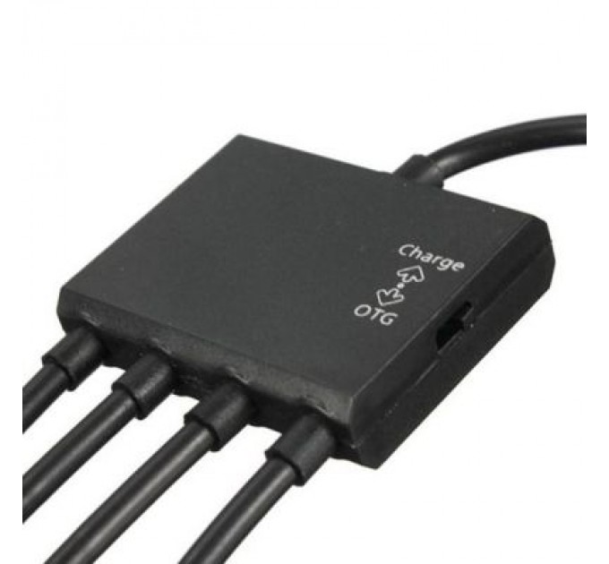 Lapara Концентратор Lapara LA-MicroUSB-OTG-HUB black