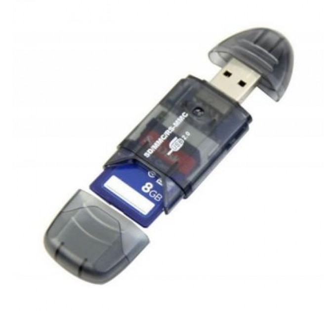 STLab Зчитувач флеш-карт ST-Lab SD/ SDHC/ MMC /RS-MMC (U-371 black)