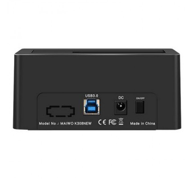 Maiwo Док-станція для накопичувачів Maiwo HDD 2.5"/3.5" SATA/SSD USB 3.0 (K308P)