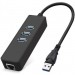 Dynamode Концентратор Dynamode USB 3.0 Type-A - RJ45 Gigabit Lan, 3*USB 3.0 (USB3.0-Type-A-RJ45-HUB3)