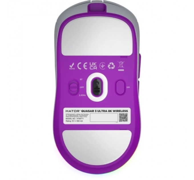 Hator Мишка Hator Quasar 3 Ultra 8K Wireless White (HTM771)