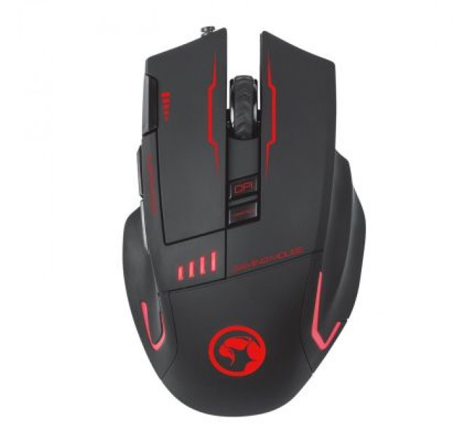 Marvo Мишка Marvo G909L USB з ігровою поверхнею G1 Black (G909L+G1)