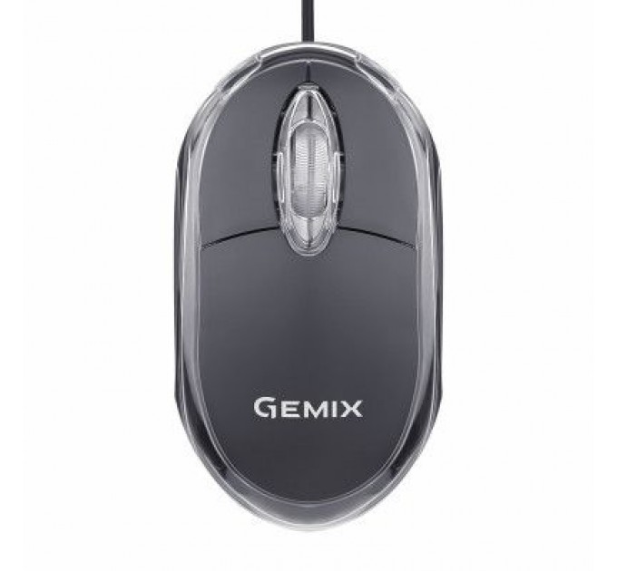 Gemix Мишка Gemix GM105 USB black (GM105Bk)