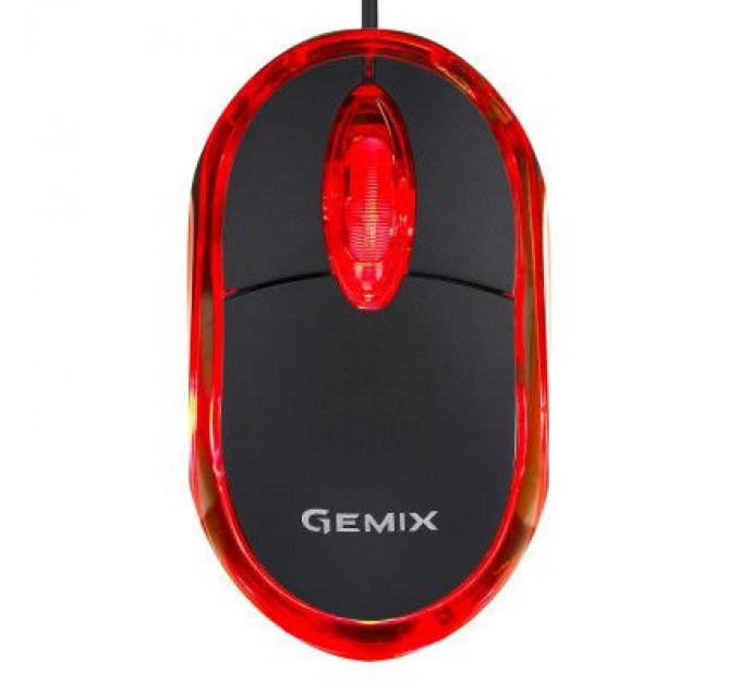 Gemix Мишка Gemix GM105 USB black (GM105Bk)