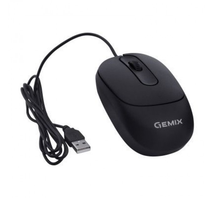 Gemix Мишка Gemix GM145 USB Black (GM145Bk)