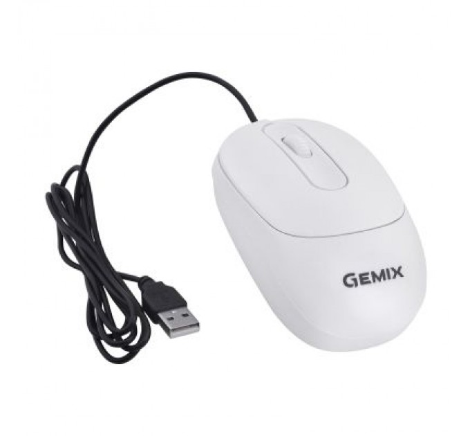 Gemix Мишка Gemix GM145 USB White (GM145Wh)