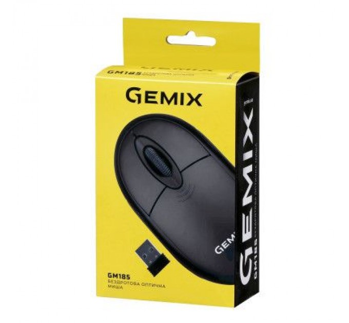 Gemix Мишка Gemix GM185 Wireless Black (GM185Bk)