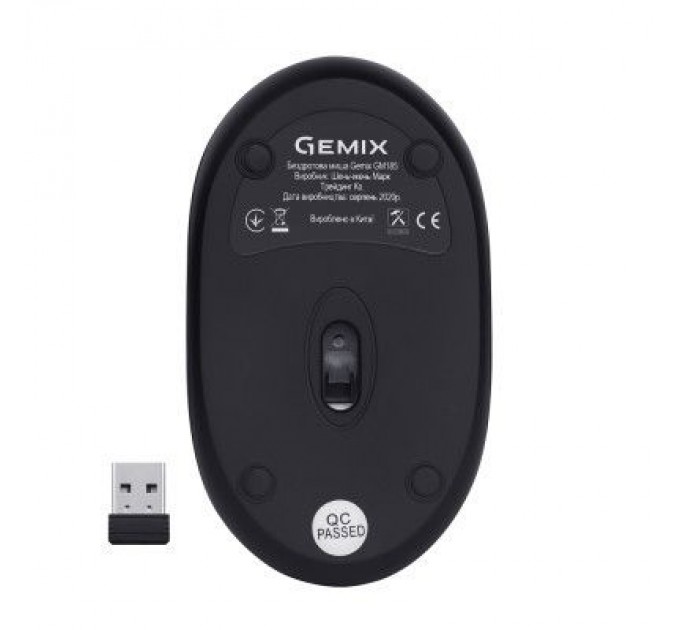 Gemix Мишка Gemix GM185 Wireless Black (GM185Bk)