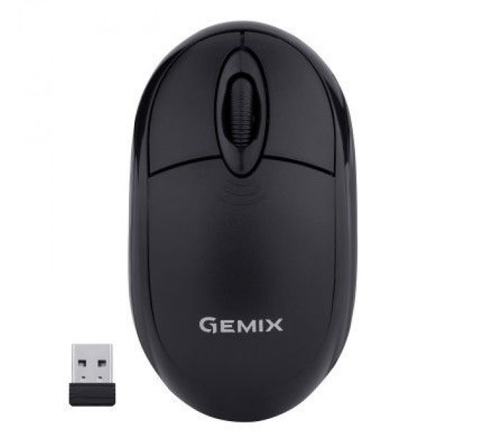 Gemix Мишка Gemix GM185 Wireless Black (GM185Bk)