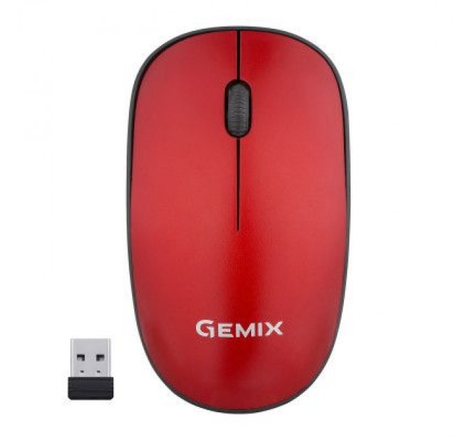 Gemix Мишка Gemix GM195 Wireless Red (GM195Rd)