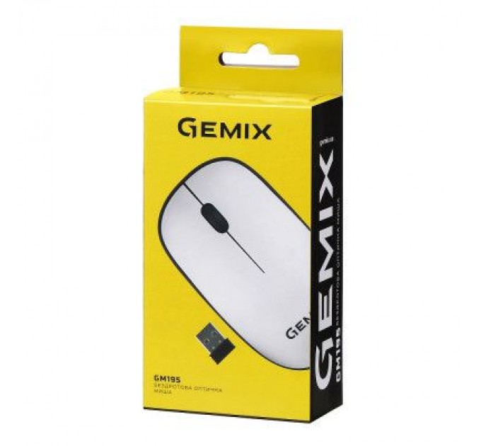Gemix Мишка Gemix GM195 Wireless White (GM195Wh)