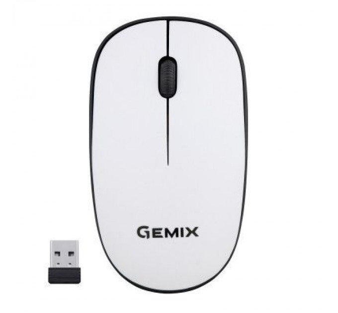 Gemix Мишка Gemix GM195 Wireless White (GM195Wh)