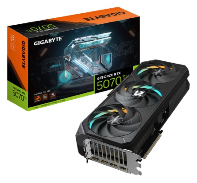 GIGABYTE Відеокарта GIGABYTE GeForce RTX5070 Ti 16GB GAMING OC (GV-N507TGAMING OC-16GD)