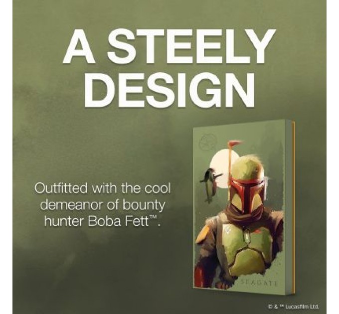 Seagate Зовнішній жорсткий диск 2.5" 2TB FireCuda Gaming Hard Drive Star Wars edition Seagate (STKL2000406)