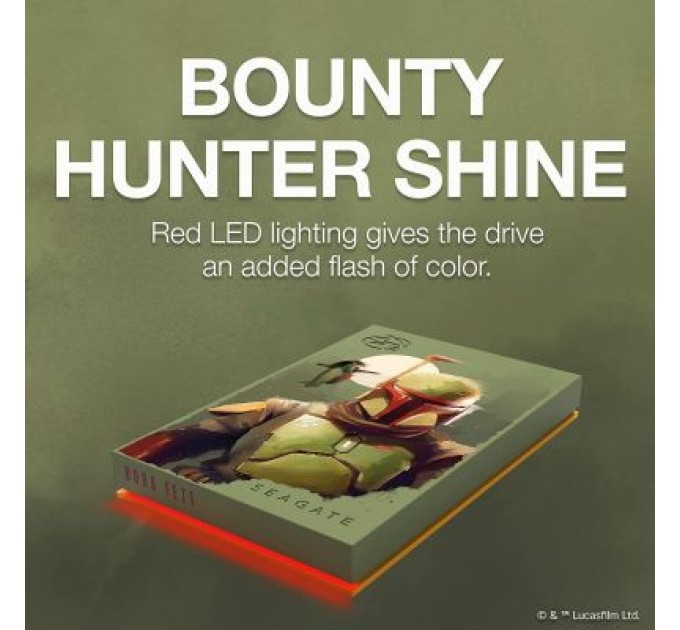 Seagate Зовнішній жорсткий диск 2.5" 2TB FireCuda Gaming Hard Drive Star Wars edition Seagate (STKL2000406)