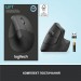 Logitech Мишка Logitech Lift Vertical Ergonomic Wireless/Bluetooth Graphite (910-006473)