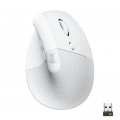 Logitech Мишка Logitech Lift Vertical Ergonomic Wireless/Bluetooth White (910-006475)