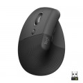 Logitech Мишка Logitech Lift Left Vertical Ergonomic Wireless/Bluetooth Graphite (910-006474)