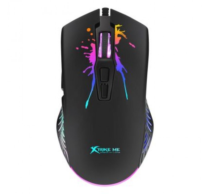 Xtrike ME Мишка Xtrike ME GM-215 RGB-LED USB Black (GM-215)