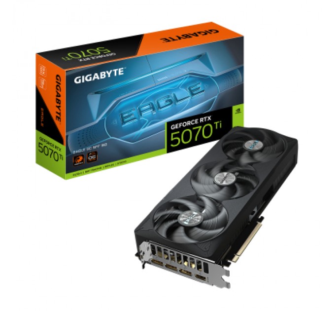 GIGABYTE Відеокарта GIGABYTE GeForce RTX5070 Ti 16GB EAGLE OC SFF (GV-N507TEAGLE OC-16GD)