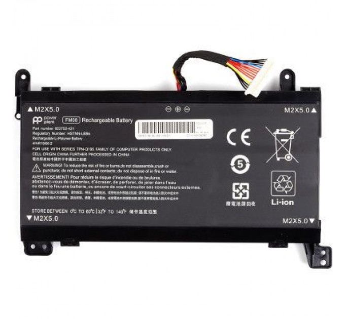 PowerPlant Акумулятор до ноутбука HP Omen 17 (FM08) 14.8V 5200mAh, 16 pin PowerPlant (NB461776)