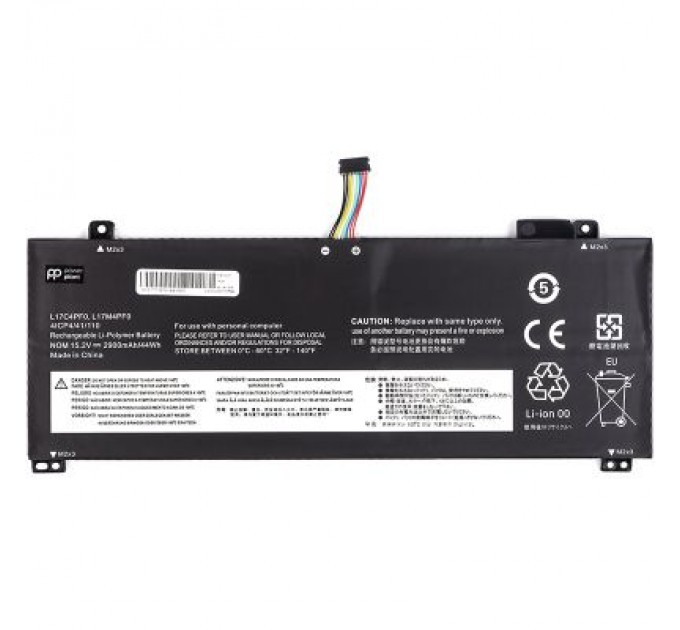 PowerPlant Акумулятор до ноутбука PowerPlant LENOVO IdeaPad S530 (L17C4PF0) 15.2V 2900mAh (NB481200)