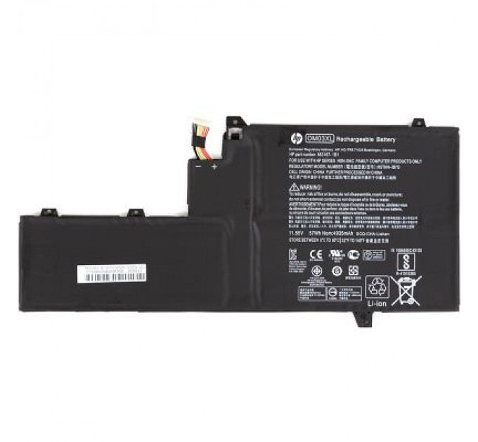 PowerPlant Акумулятор до ноутбука PowerPlant HP EliteBook X360 (OM03XL) 11.55V 4935mAh (NB461653)