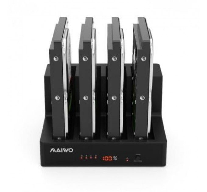 Maiwo Док-станція для накопичувачів Maiwo 4*HDD 2,5"/3,5" SATA/SSD USB3.0 (K3094A)