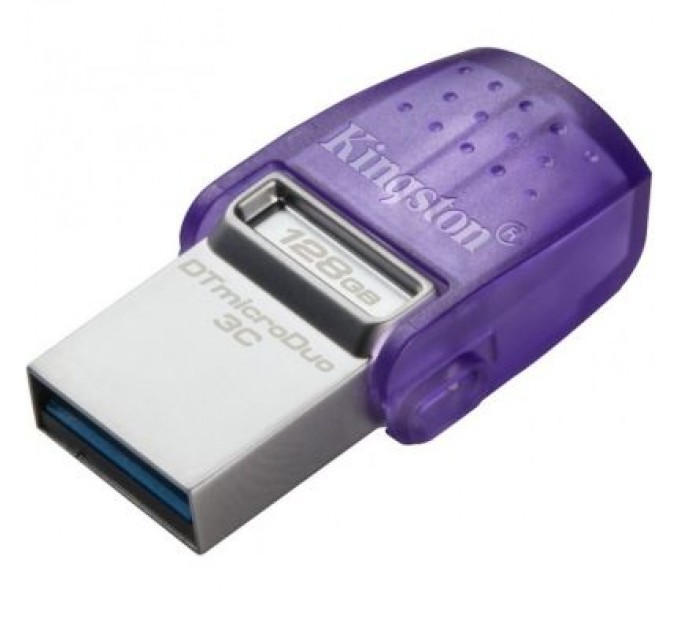 Kingston USB флеш накопичувач Kingston 128GB DataTraveler microDuo 3C USB 3.2/Type C (DTDUO3CG3/128GB)