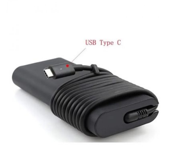 Dell Блок живлення до ноутбуку Dell 130W 20V/6.5A, 15V/3A, 9V/3A, 5V/3A, TYPE-C, oval-корпус (A40348)