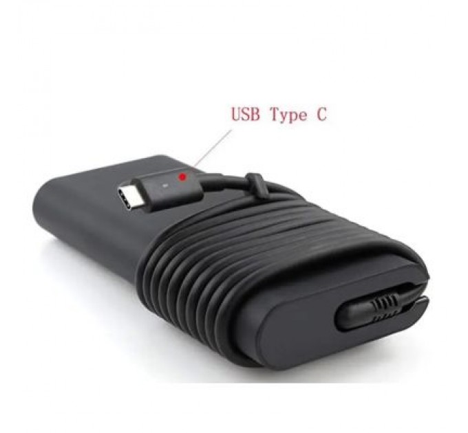 Dell Блок живлення до ноутбуку Dell 130W 20V/6.5A, 15V/3A, 9V/3A, 5V/3A, TYPE-C, oval-корпус (A40348)