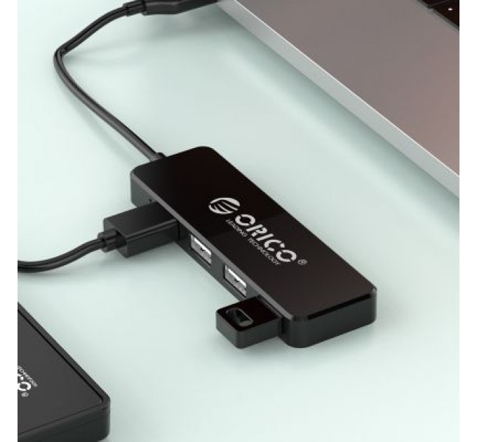 Orico Концентратор Orico USB 2.0 4 port (FL01-BK-BP) (CA913237)