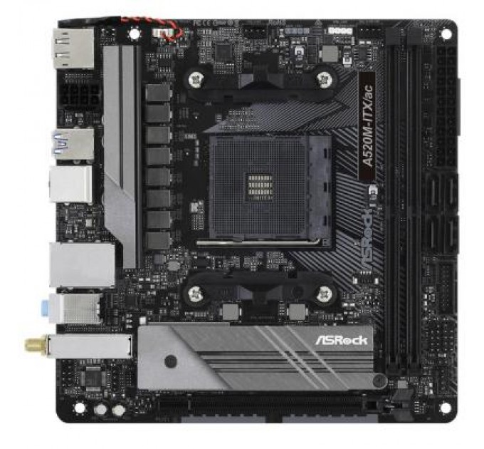ASRock Материнська плата ASRock A520M-ITX/AC