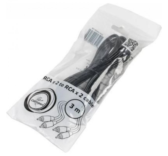 Cablexpert Кабель мультимедійний 2RCA to 2RCA 3.0m Cablexpert (CCA-2R2R-10)