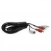 Cablexpert Кабель мультимедійний 2RCA to 2RCA 5.0m Cablexpert (CCA-2R2R-5M)