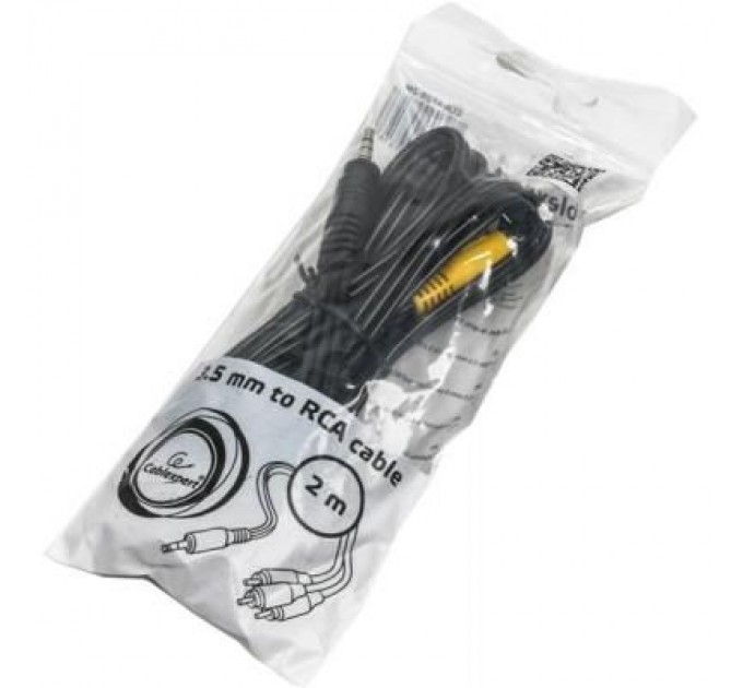 Cablexpert Кабель мультимедійний Jack 3.5mm male 4-pin to 3RCA 2.0m Cablexpert (CCA-4P2R-2M)